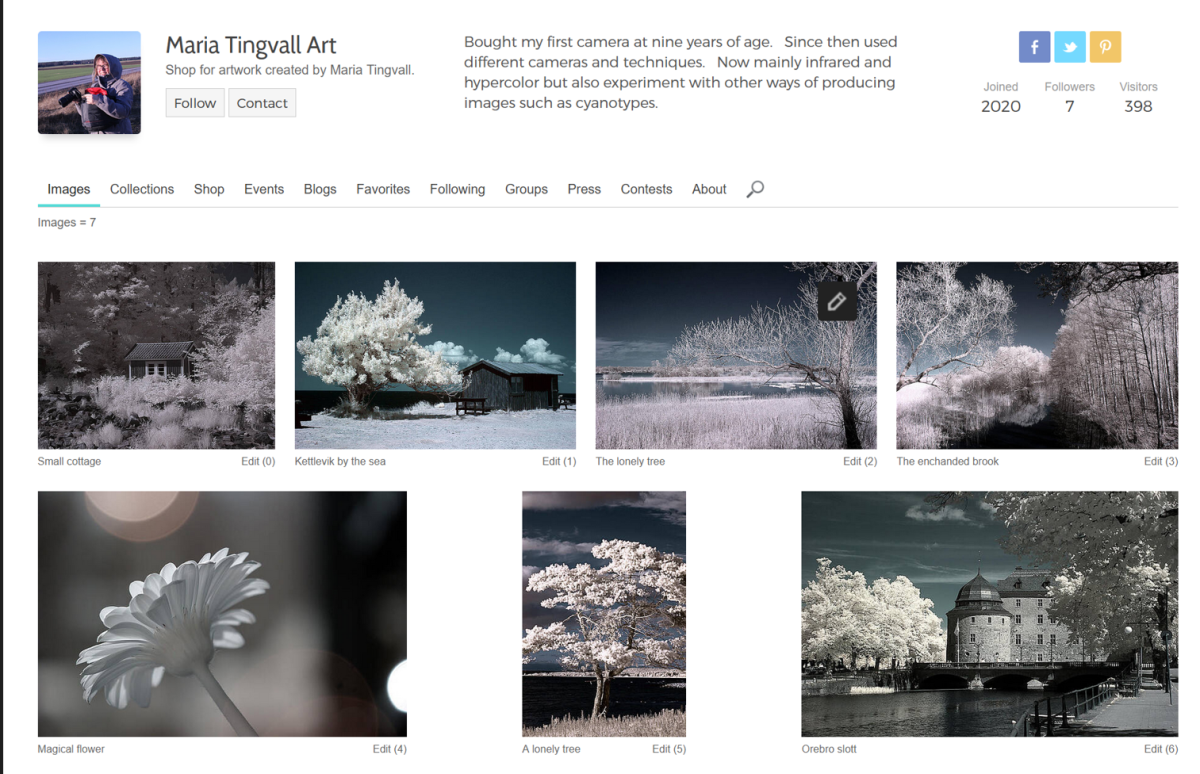 Fine Art America – closed account